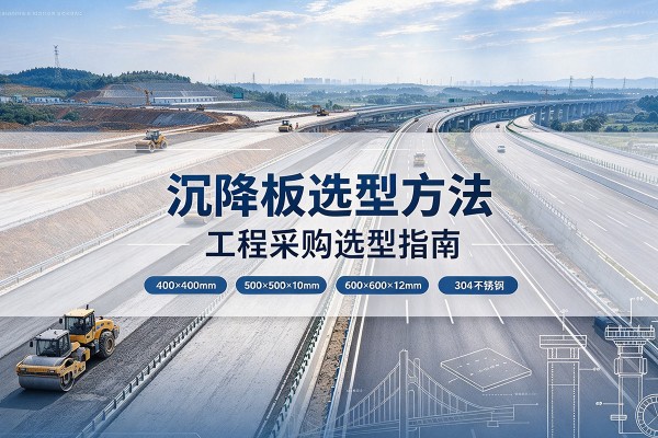 昌宁沉降板选择方法