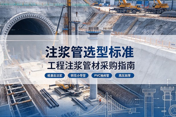 昌宁注浆管选型标准