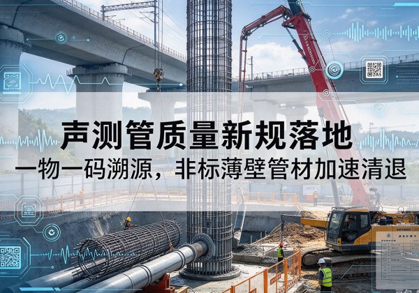 昌宁声测管质量新规落地，一物一码溯源，非标薄壁管材加速清退