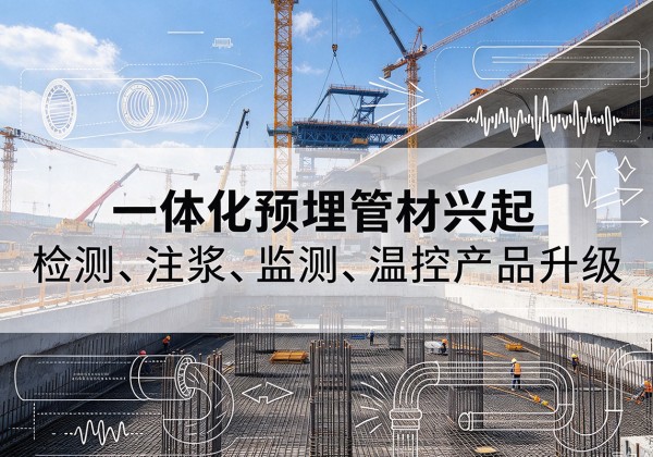 昌宁一体化管材产品兴起，声测注浆一体管、多功能预埋管应用增多