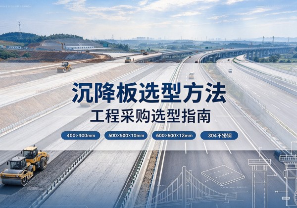 昌宁沉降板选择方法